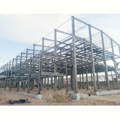 الهيكل الفولاذي مستودع مخزن مع تهوية الحافة تلبية متطلبات العملاء وزيارة ورشة العمل