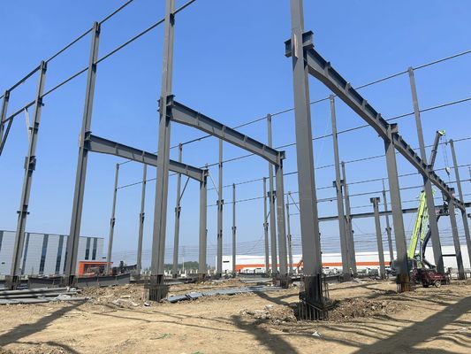المباني المصنعة من الصلب المقاومة للحريق الهياكل المعدنية الصناعية