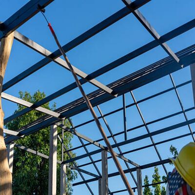 مصنع هيكلي من الفولاذ الصديق للبيئة للاستخدام الصناعي