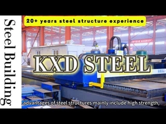 بناء مستودع فولاذية قابلة للتخصيص هيكل فولاذي مسبق الصنع مبنى مستودع